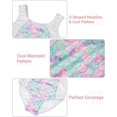 thumbnail image 5 of Vine Gymnastics Leotards for Girls,Kids 3 Pieces Set Sparkle Sleeveless Gymnastics Athletic Outfit Mermaid Dance Unitards for 3-12 Years, 5 of 7