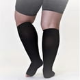 thumbnail image 2 of Calcetines de compresión de talla grande de 20 a 30 mmHg para hombres y mujeres, pantorrilla ancha extra ancha para la circulación., 2 of 3