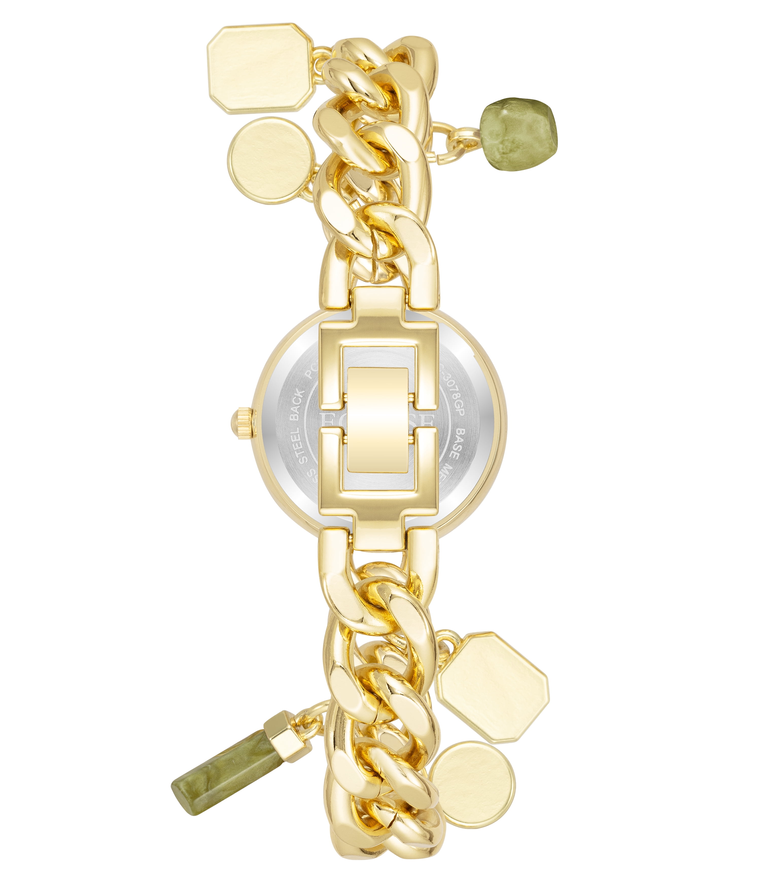 Eclipse Ladies Adult Green Dial Charm Watch