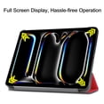 thumbnail image 2 of Allytechgroup iPad Air 13 M2 2024 Case, Slim Flip Smart Cover Auto Sleep Wake Multi Angle Veiwing Stand ShockAirof Case for Apple iPad Air 13 inch 2024, Red, 2 of 7