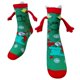 thumbnail image 2 of Xihbxyly Calcetines Magnéticos con Forma de Mano, Diseño de Imán para Pareja, Divertidos Calcetines 3D, Tubo Medio Transpirable, Algodón Cómodo, Regalo Unisex para Parejas, Navidad (Un Par), 2 of 2