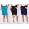 thumbnail image 2 of ASUDESIRE 5 Pack Men's Athletic Shorts Mesh Workout Gym Activewear Basketball Shorts 8" Inseam With Pockets, 2 of 7