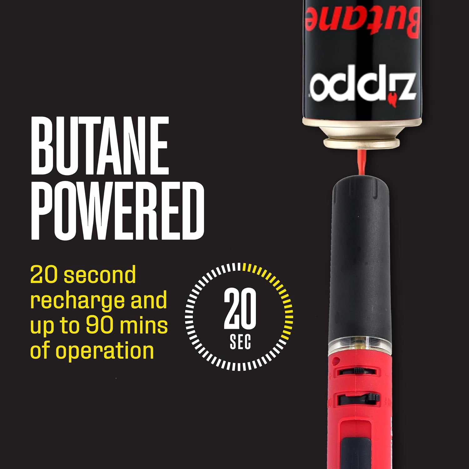 Berkling 3-in-1 Cordless Butane Soldering Iron, Heat Gun, Mini Torch - Self-Ignite, Wireless, Rechargeable