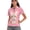 Cat with Bunny Ears Egg, variant on St. Patrick's Clover Pattern Golf Shirt, Breathable Daily Casual Moisture Wicking Pullover for Tennis Travel Outdoor V Neck Size XX-Large