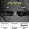 thumbnail image 5 of Winjet Pair Fog Lights For 92-99 BMW E36/M3 3 Series Clear Glass Lens W/H1 55W Replace Smoke Lens, 5 of 9