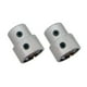 thumbnail image 3 of 2 piezas de perilla de latón plateado perillas de control de tono de para bajo de guitarra eléctrica, 3 of 9