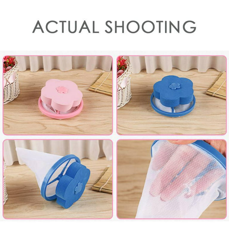 Reusable Washing Machine Floating Lint Mesh Bag Portable Washer Lint  Catcher, Hair Filter Net Pouch, Washer Hair Catcher, Washing Machine Lint  Trap for Household Tool 