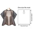 thumbnail image 2 of Miangastore Cape de Maquillage Courte Réutilisable Imperméable Coiffure Mouillée pour Coiffeur Salon Professionnel pour Clients Maison Fournitures DIY, 2 of 8