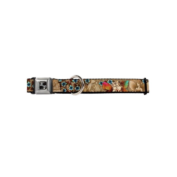 Girls with Butterfly Wings Flower Floral Collage Fun Animal Seatbelt Pet Collar
