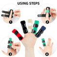 thumbnail image 6 of 6pcs Finger Splint, Trigger Finger Splint with Belt-in Aluminum Splint & Adjustment Tape Stick, Finger Brace to Recovery, Sports Injury, Finger Broken, Strained, Sprained, for Thumb, Index, Midd, 6 of 7