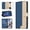 Blue, variant on Wallet Case for Samsung Galaxy S23 Ultra, RFID Blocking Credit Card Holder, Premium Splice PU Leather Magnetic Clasp Folio Kickstand Flip Shockproof Luxury Cover For Samsung Galaxy S23 Ultra,Black