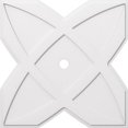 thumbnail image 1 of Ekena Millwork CMP40TS-03000 40 in. OD x 3 in. ID Square Titus Architectural Grade PVC Contemporary Ceiling Medallion, 1 of 1