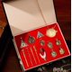 thumbnail image 1 of 2025 Conjunto de marcadores de túnicas mágicas de Harry Potter, Hermione y Ron, caja de pin, monedas de Hogwarts, insignia de metal, búho, Quidditch, juguetes de las Reliquias de la Muerte, 1 of 5