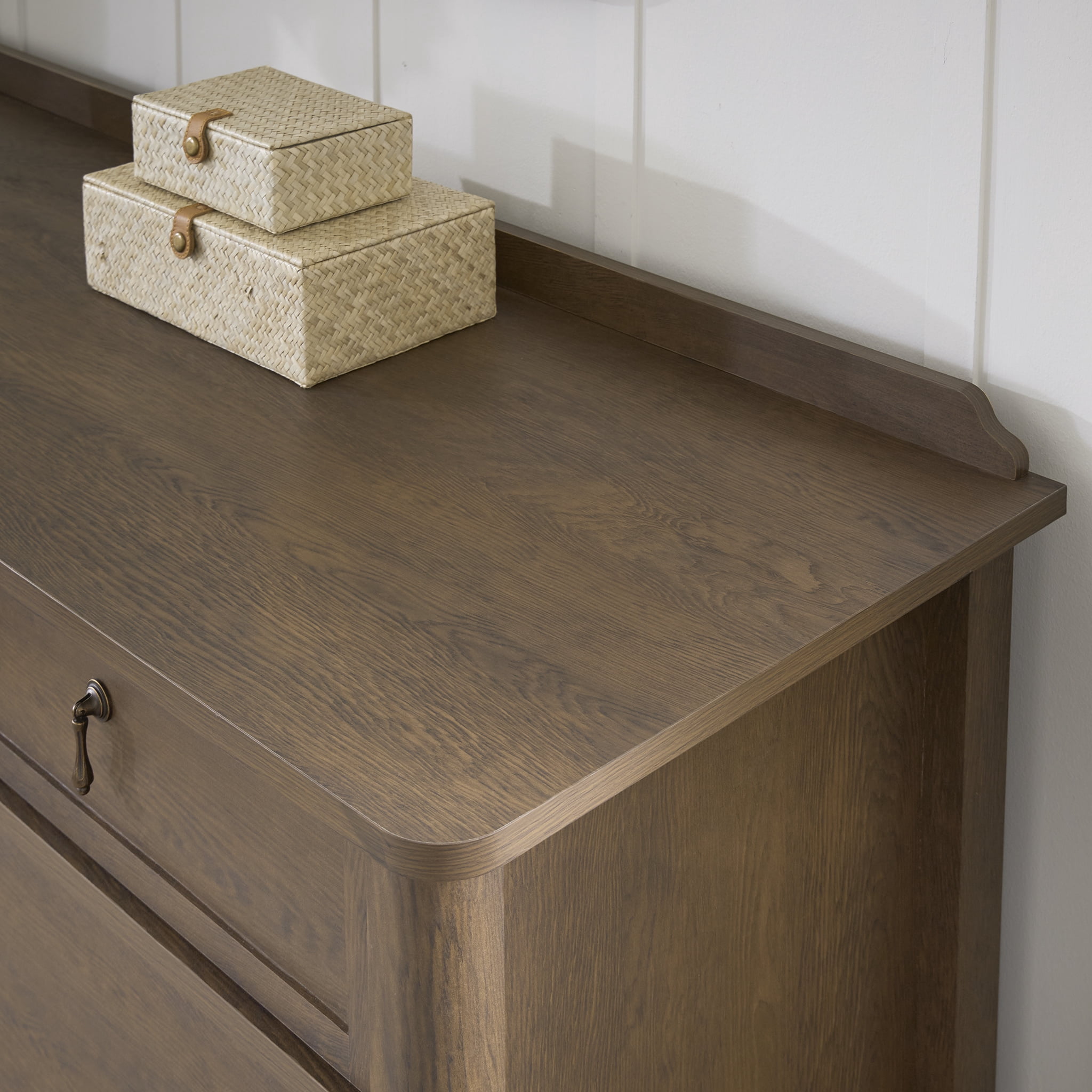My Texas House Hartwell 9 Drawer Dresser, Heritage Oak Finish