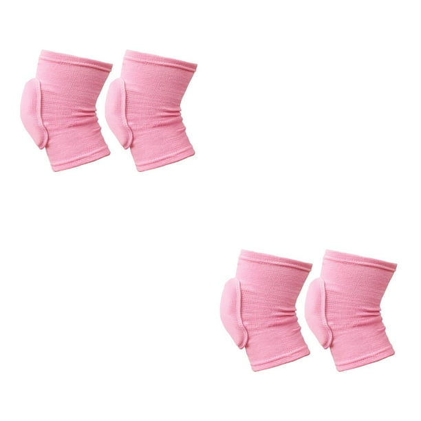 Soidarity 1 par de rodilleras deportivas para correr Fitness compresión protectora rodillera elástica soporte de manga articulada soporte de Rosado 2Conjunto