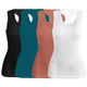 thumbnail image 1 of SET DE 4 BLUSAS CAMISETA PARA DAMA SURTIDO EN COLOR SIN MANGAS UNITALLA, 1 of 5