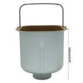 thumbnail image 3 of Household Bread Machine Baking Bucket Bread Machine Replacement Bucket Bread Bucket for Kitchen Baking Breads, 3 of 8