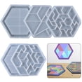 thumbnail image 4 of yingyy DIY Hexagonal Shape Handmade Mould Candy Cakes Chocolate Ornament Molds Baking Tool for Homemade Type 3, 4 of 6
