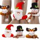 thumbnail image 1 of Set of 3 Christmas Curtain Buckles Santa Claus Snowman Xmas Tiebacks Fastener Buckle Clamp Window Decoration Xmas Decoration Home Holiday Decor, 1 of 4