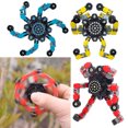 thumbnail image 1 of 12/9 piezas Fidget Spinners juguetes con cadena transformable, divertido giroscopio de la yema del dedo, sensorial, mano, peonza, juguete de enfoque, giro mecánico, espiral, giro, juguete para aliviar Muyoka Hogar, 1 of 6