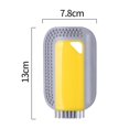 thumbnail image 1 of 2 cepillos de limpieza para fregadero de baño, toallita para encimera, cepillo de limpieza de vidrio, espejo colgante de silicona de alta calidad, limpiaparabrisas para fregadero, color amarillo, 1 of 4