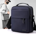 thumbnail image 4 of Bolso bandolera pequeño para hombre, clásico, impermeable, informal, con solapa, para negocios, XA491C, 4 of 5