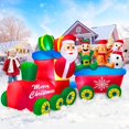 thumbnail image 3 of Tren de Navidad inflable TURNMEON de 8 pies x 4.5 pies con luces, 3 of 6