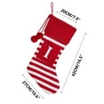thumbnail image 3 of Utoimkio Red and White Initial Large Christmas Stockings with Letters,Cute 26 Letters Christmas Ornaments Indoor Christmas Decorations Party Supplies Christmas Decor, 3 of 5