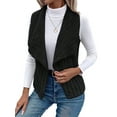 thumbnail image 3 of Gilet Sans Manches en Peluche Décontracté Automne et Hiver pour Femmes, 3 of 10
