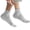 White, variant on Mens Casual Outdoor Sport Short Tube Ankle Socks Ribbed Cuff Cotton Stretch Basic Color Athletic Short Ankle Socks