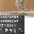 thumbnail image 2 of LHCER Presser Foot, Presser Foot Feet, Presser Feet Kit, Solid Home For Brother Sewing Machine, 2 of 6