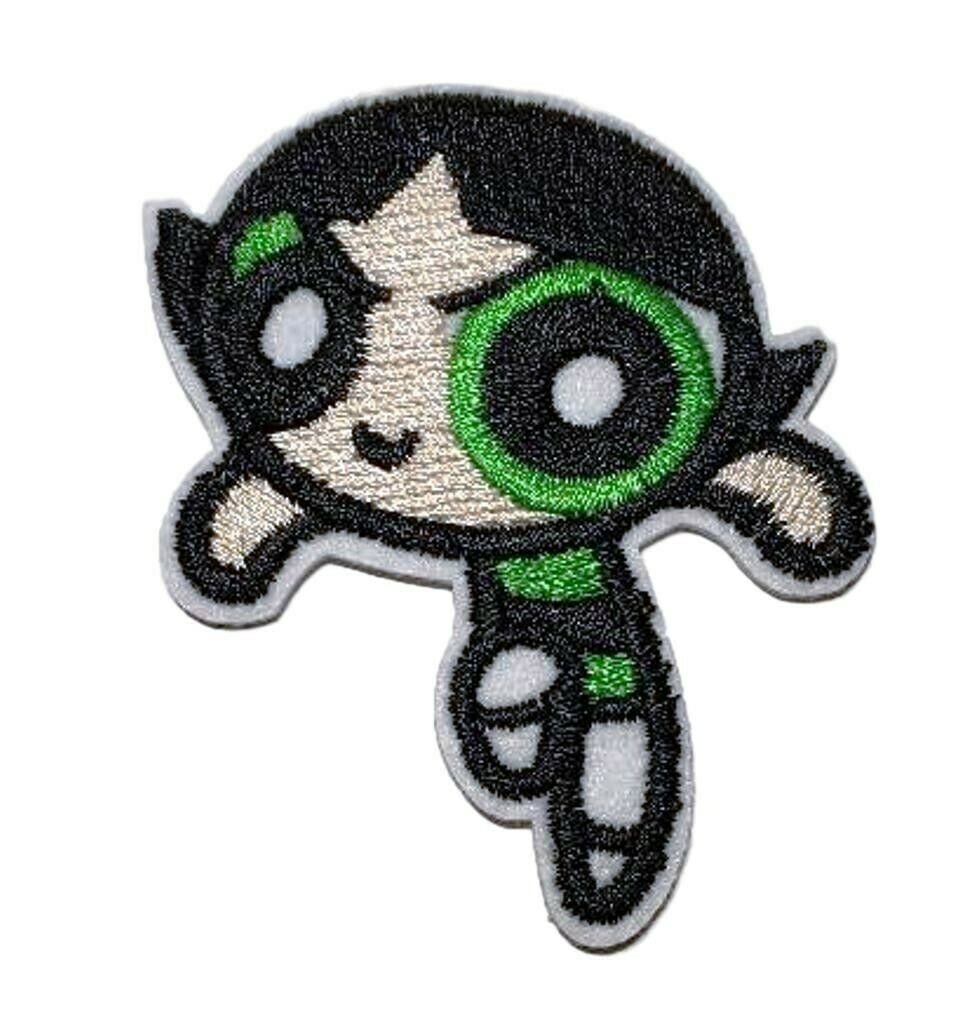 Buttercup Powerpuff Girls 2.5 Inches Tall Embroidered Iron On Patch ...