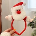thumbnail image 4 of Bewildely Diadema de Navidad Festival Fiesta Navidad Año Nuevo Hogar Murciélago Decoración Cabeza Hebilla Vestir Banda para el cabello Sombreros Niños Kits de decoración para fiestas Papá Noel Bewildely HA069520-01, 4 of 6