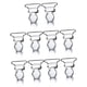 thumbnail image 2 of 10 piezas de tirantes para medias de mujer, ligas, tirantes para camisas, correas antideslizantes 26 mm, 2 of 9