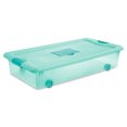 thumbnail image 2 of Sterilite 56 Quart Wheeled Fresh Scent Storage Container Box with Lid (4 Pack), 2 of 3