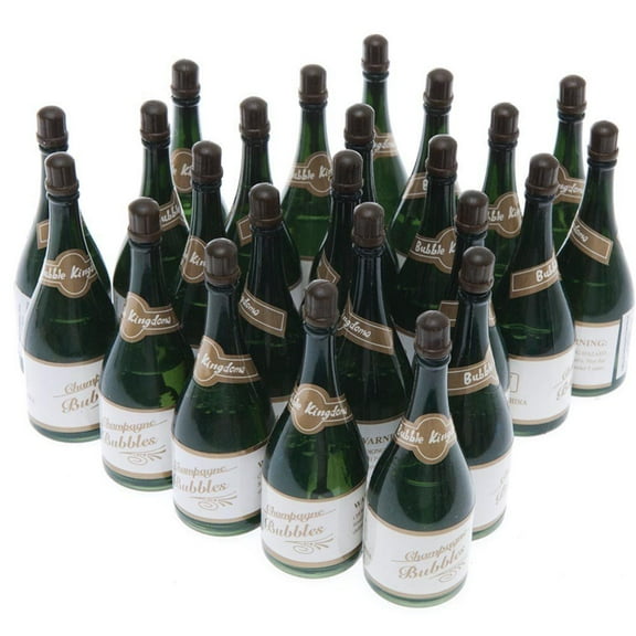 Nicky Bigs Novelties Champagne Bottle Shaped Blowing Bubbles 2 Dozen