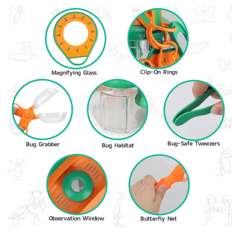 Toy Life Bug Catcher Kit for Kids, 7-Piece Explorer Set photo 2