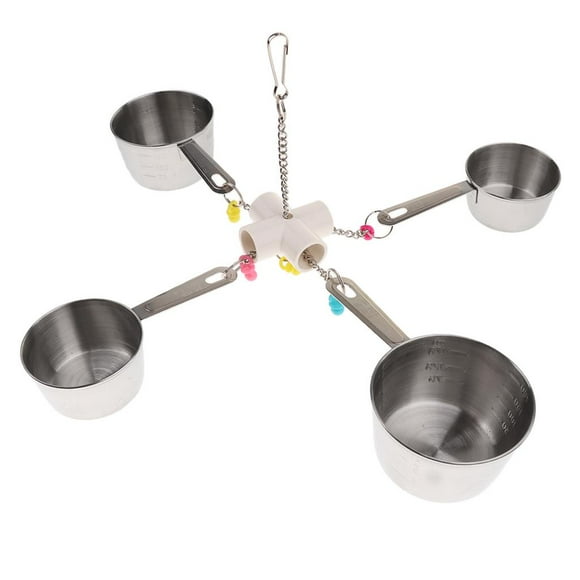 String Pot Bird Toys, Birds Cage Hanging Toy, Parrot Masticar Cup Bell Toys