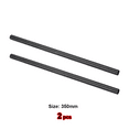 thumbnail image 1 of Standard 15mm Rods Pack with Extendable M12 Thread Rod Cap Connectors Aluminum Alloy Rods Combination Camera Rail Rod 2 X 350mm, 1 of 6