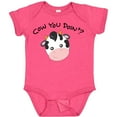 thumbnail image 3 of Inktastic Cow You Doin'? Cute Cow Boys or Girls Baby Bodysuit, 3 of 5