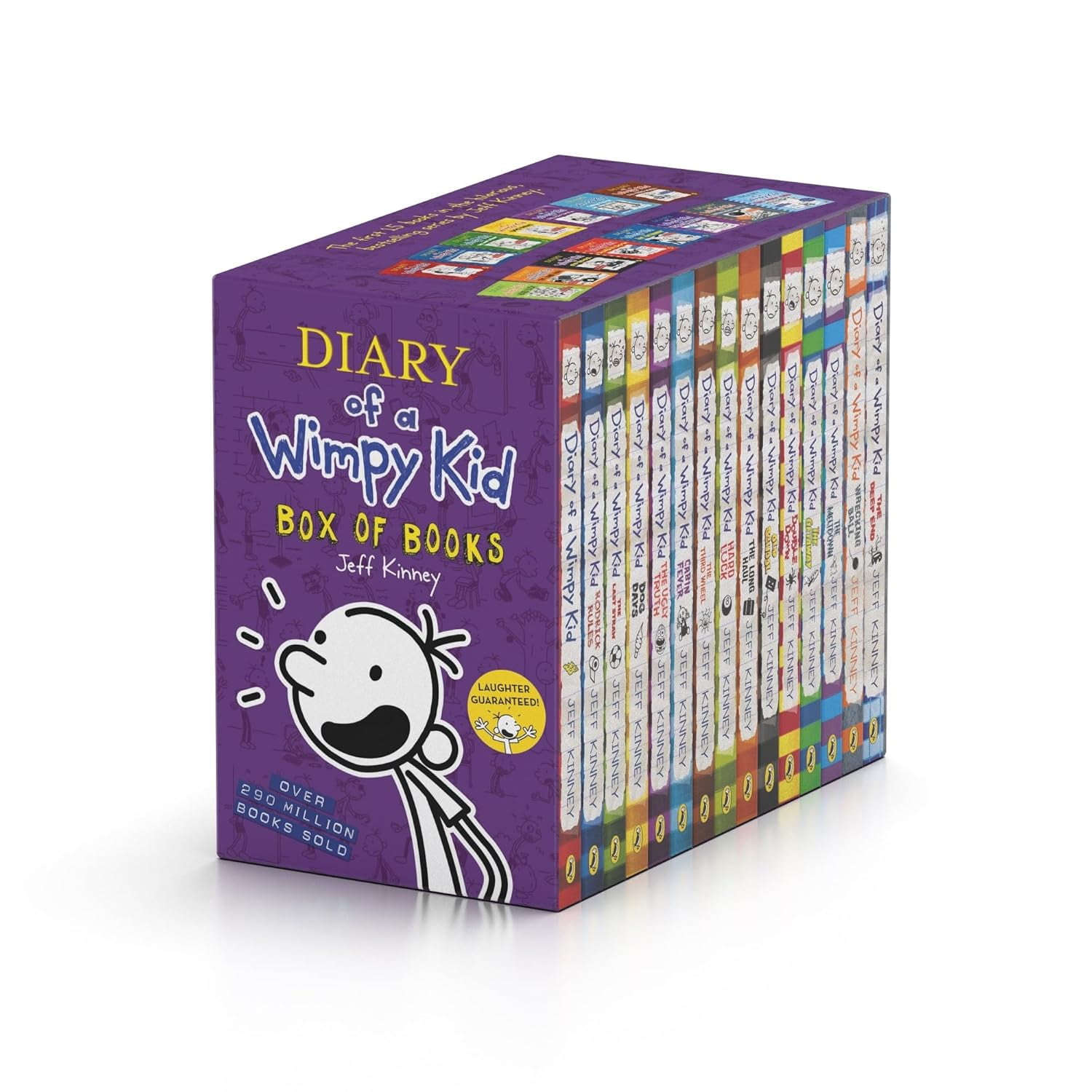 Diary Of A Wimpy Kid Box Of Books 1-8 by Jeff Kinney | eBay