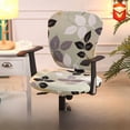 thumbnail image 2 of Housse de Chaise Réglable en Hauteur Universelle avec Motif Brodé Polyester, 2 of 6
