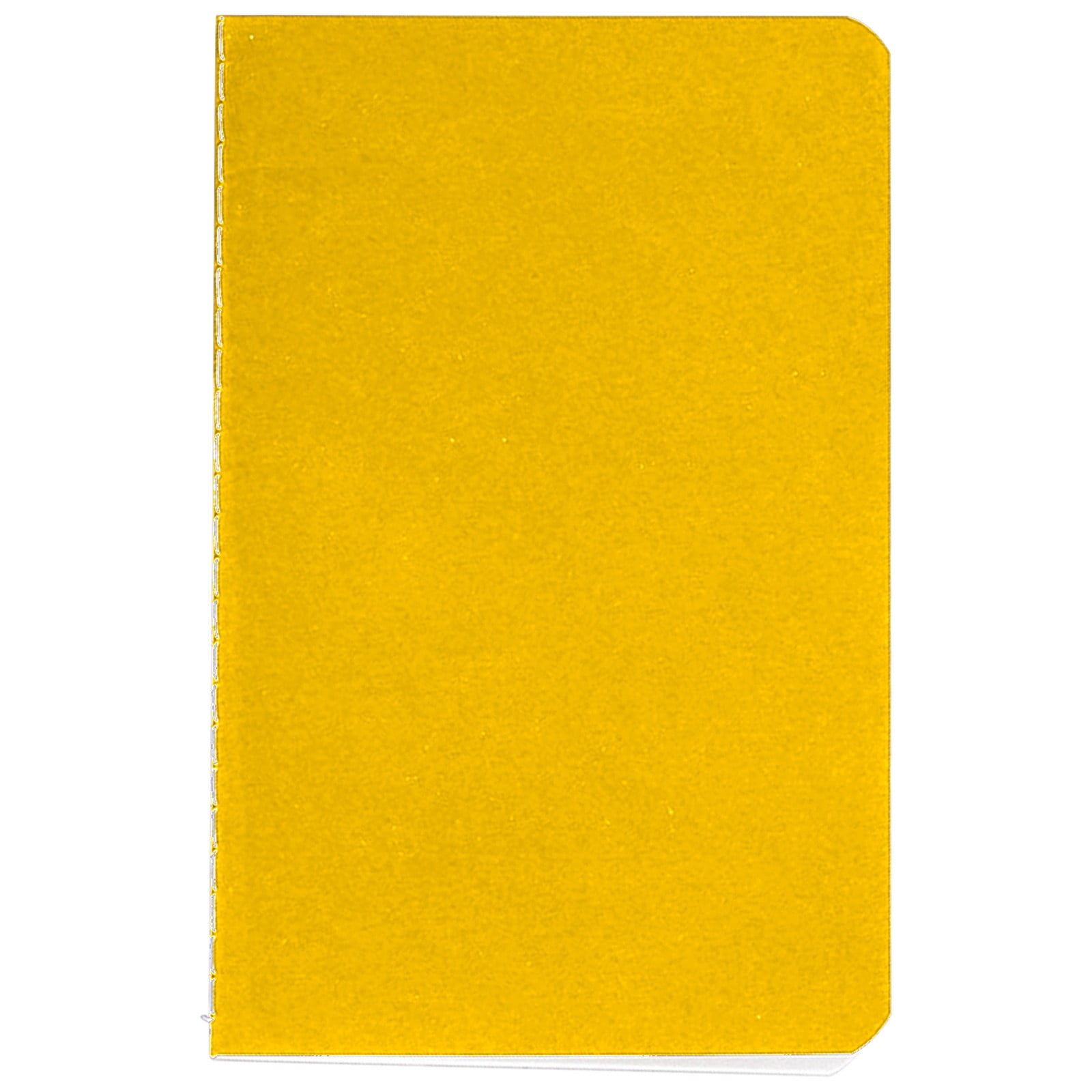 Beauos Yellow A6 Notebook with Lined Pages and Sturdy Cover Portable Journal for Work Travel and Daily Note Taking