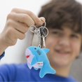 thumbnail image 3 of Cute Mini Plush Shark Keychain Lovely Stuffed Animal Key Chain Backpack Keychain Purse Key Holder Charms Backpack Bag Pendant Bag Stuffers Keyring Bir, 3 of 4