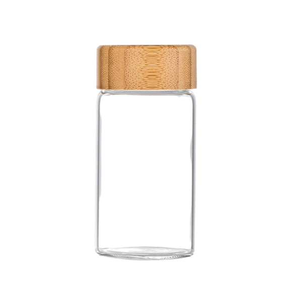 Wosthever Varios tamaños para elegir botella de vidrio sellada para tarros de especias tarros de especias de vidrio con posición de agujero Organizadores de utensilios de cocina 47*90 100ml