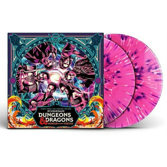 Lorne Balfe - Dungeons & Dragons: Honor Amongst Thieves Soundtrack - Pink Splatter Colored Vinyl - Music & Performance