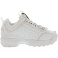 thumbnail image 2 of Fila Women's Disruptor Ii Premium Repeat White/White/White Ankle-High Walking - 11M, 2 of 5