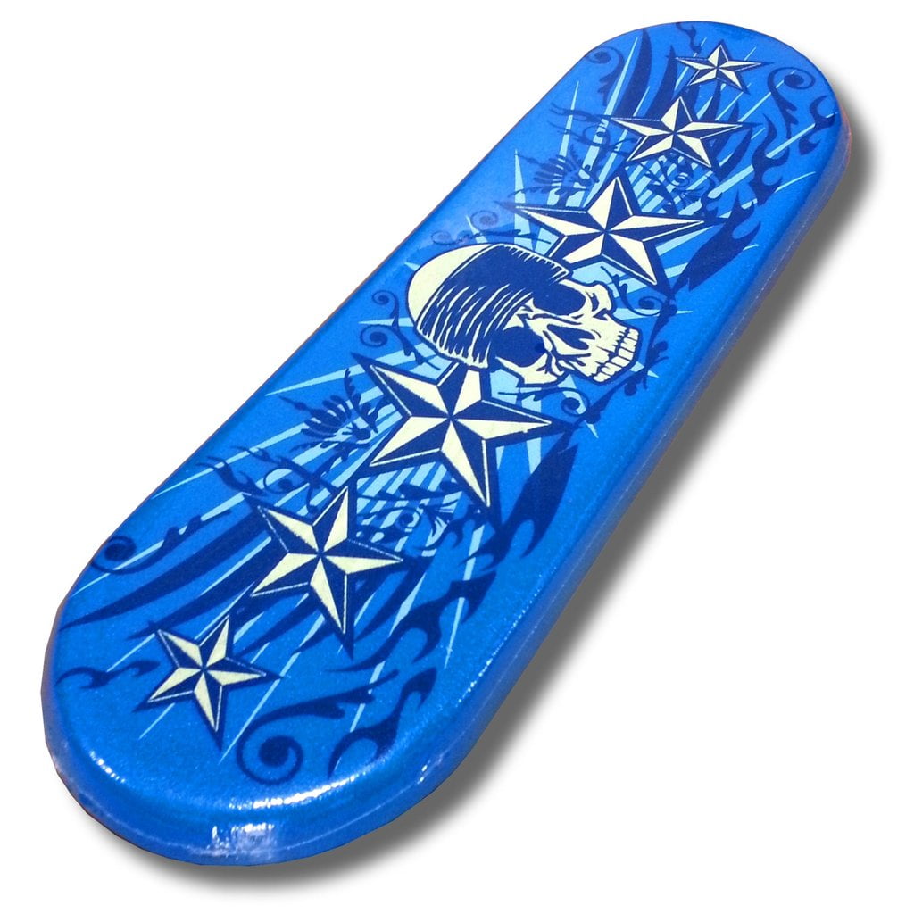 Slick Bottom Foam 27" Blue with Stars Snowskate Snowboard by