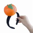 thumbnail image 1 of Simulated Vegetable Banana Headband Cartoon Peach Hairband Funny Headdress, 1 of 1