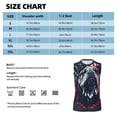 thumbnail image 6 of Haiem Men's Bulldog with Forest Flag Print Tank Tops Summer Sleeveless Cut Off Workout T-Shirts Fitness Vest Athletic Undershirts-XX-Large, 6 of 8